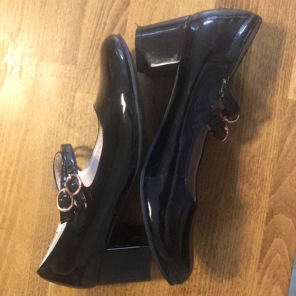 Ruby and Bloom Black Leather Size 3
